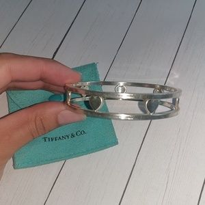 Tiffany & Co. Women's Metallic Open Heart Silver W